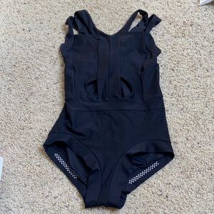 Blue water dancewear leo size xs